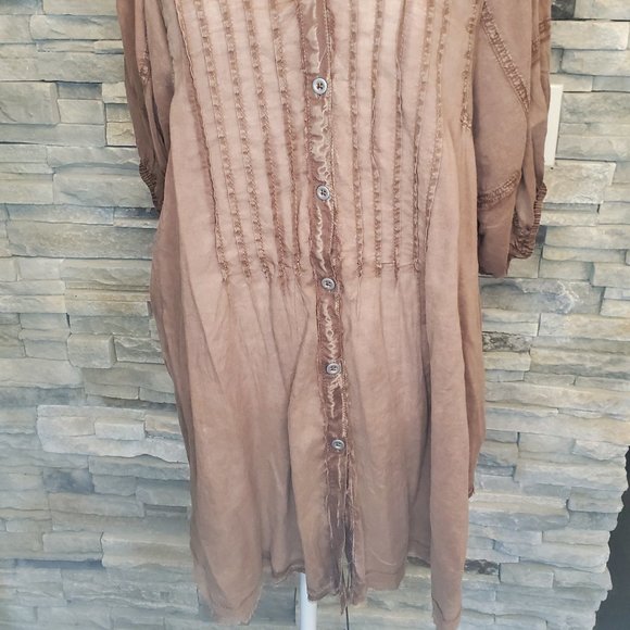 Free People Something Sweet Cotton Tunic Top - Picture 4 of 7